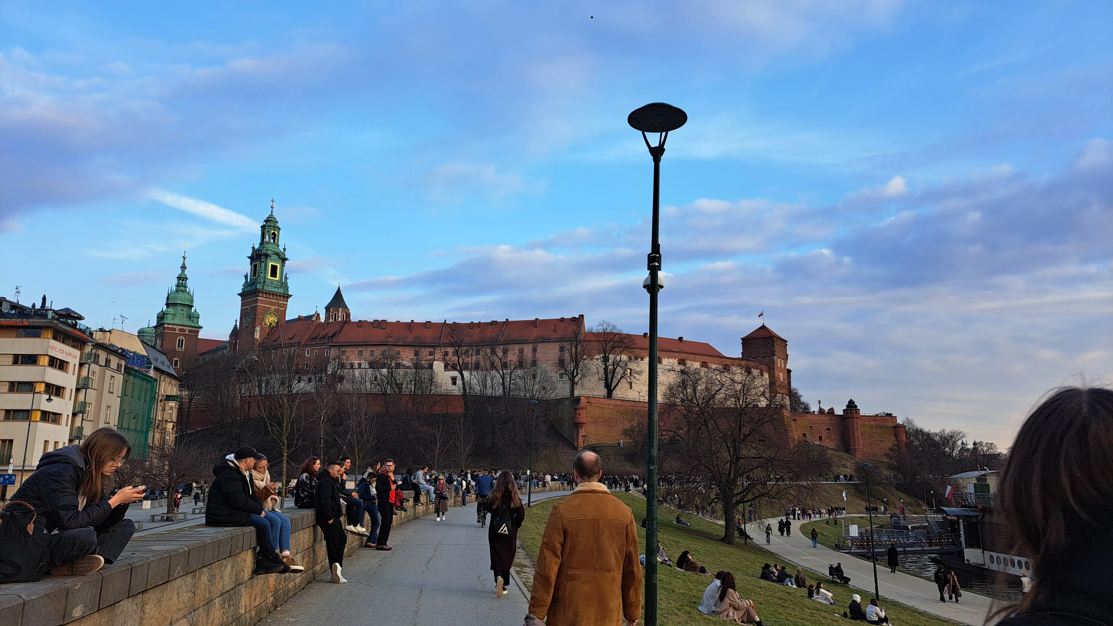 Grad Wawel ob reki Visli